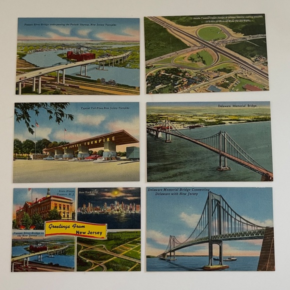 Vintage Miniature 20 New Jersey Turnpike Postcards - Picture 2 of 6